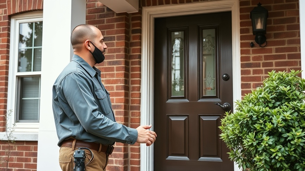 Detroit pest control technician